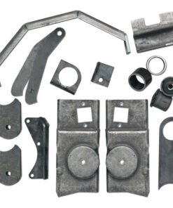 Rubicon Express Front Axle Bracket Kit for 2007-2017 Jeep Wrangler JK/ Wrangler Unlimited JK
