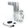 Weigh Safe CTB10-2.5 Adjustable 10" Drop 180 Hitch Dual Ball Mount w/ 2.5" Shaft