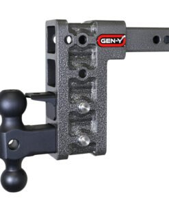 Gen Y Mega Duty 2In Shank 7.5In Drop 1500 lb TW 10K Hitch w/ GH-031 Dual-Ball w/ GH-032 Pintle Lock