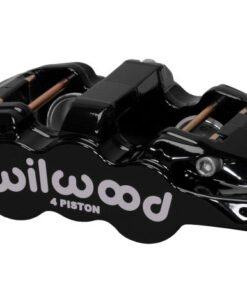 Wilwood Caliper-Aero4-L/H - Black 1.88/1.62in Pistons 1.25in Disc