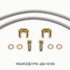 Wilwood Flexline Kit Rear C6 Corvette (non-Z06)