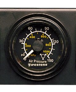 Firestone Air Adjustable Leveling Pneumatic Control Panel w/Dual Black Gauge 0-150psi (WR17602145)