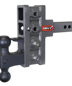 Gen Y Mega Duty 2In Shank 5In Offset Drop 2K TW 16K Hitch w/ GH-051 Dual-Ball w/ GH-032 Pintle Lock