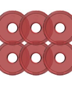 KC HiLiTES Cyclone V2 LED - Replacement Lens - Red - 6-PK