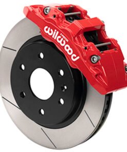 Wilwood 99-06 Chevy Silverado/GMC Sierra Aero6-DM Front Brake Kit - Slotted - Red