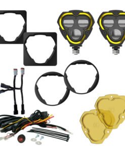 KC HiLiTES FLEX ERA 3 Dual Mode SAE Fog Lights - 2-Light Master Kit for Toyota Aftermarket Bumper