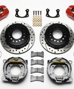 Wilwood 140-11403-DR Dynapro Low-Profile Rear Parking-Brake Kit, 11" Drilled